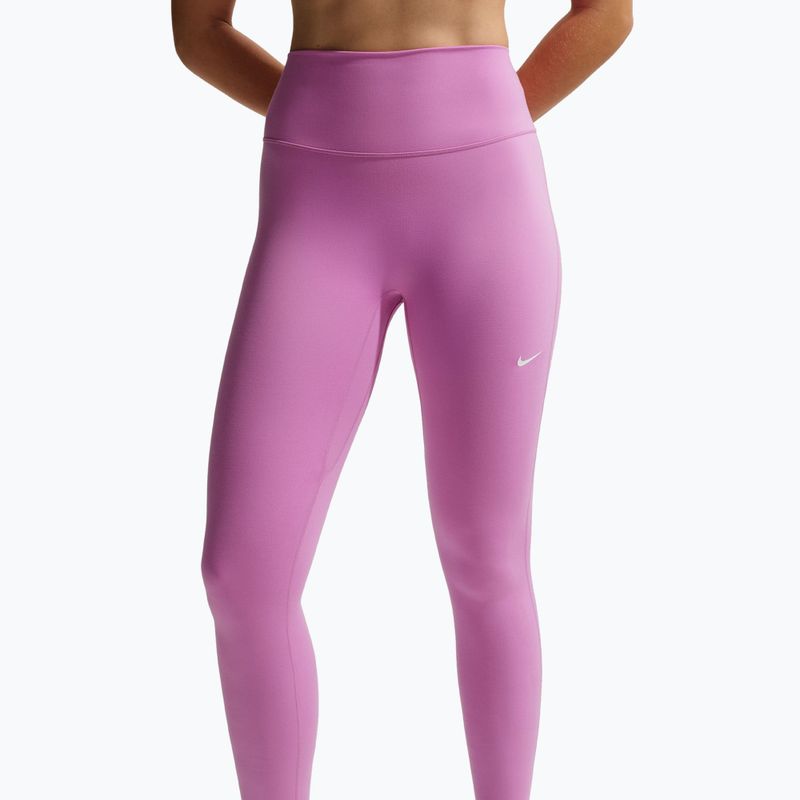 Dámske legíny Nike One Seamless Front High-Waisted light magenta/white