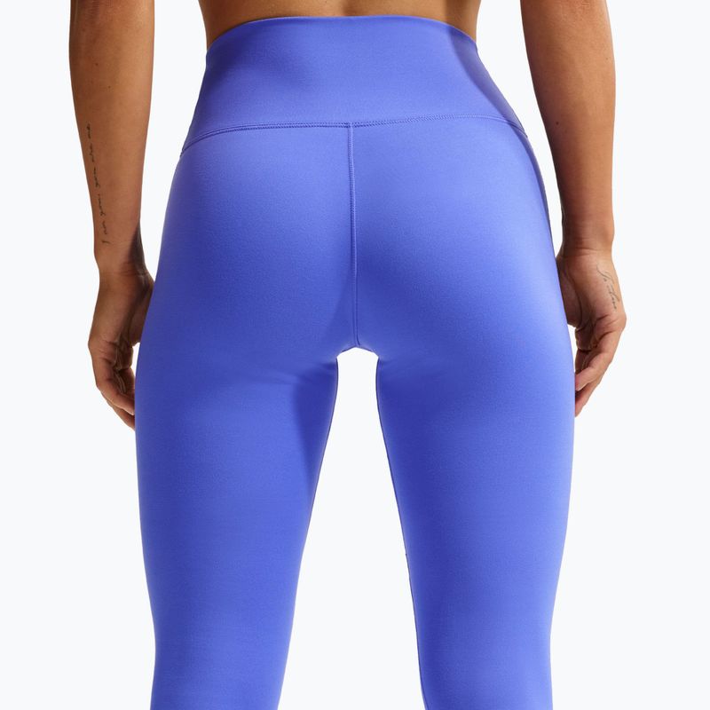 Dámske legíny Nike One Seamless Front High-Waisted sapphire/white 5