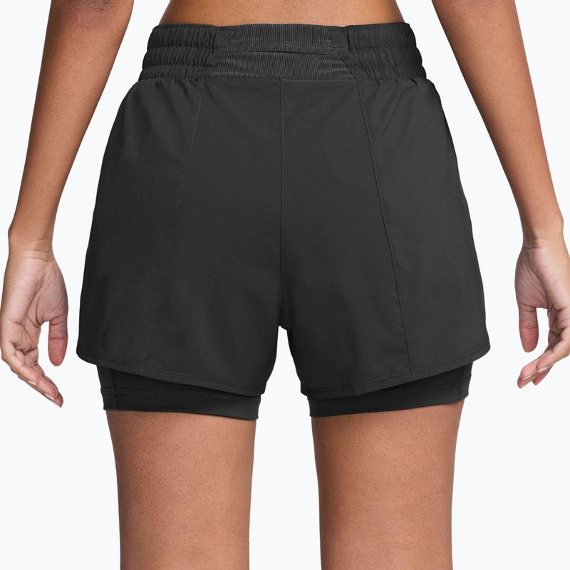 Dámske šortky Nike One Dri-Fit High-Waisted 3" 2In1 black/white 2