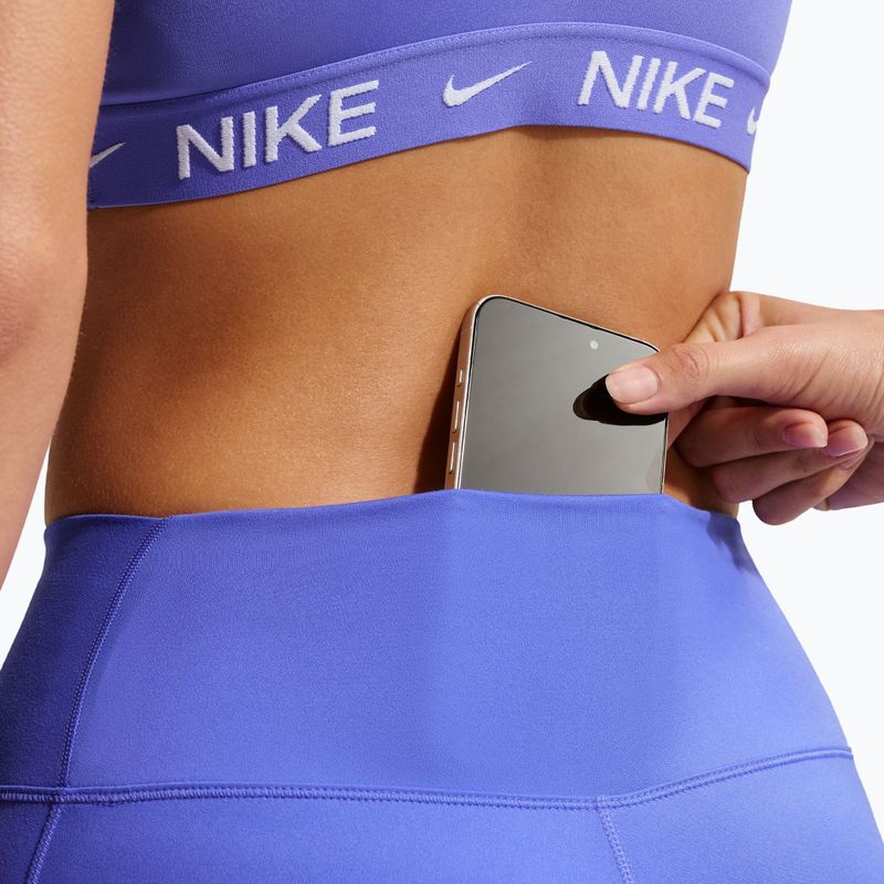 Dámske tréningové legíny Nike One High-Waisted 7/8 sapphire/white 7