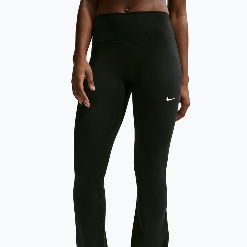 Dámske legíny Nike One High Waisted Flared black/white 5