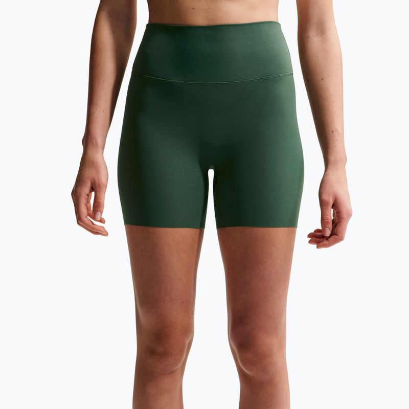 Dámske šortky Nike Zenvy High Waisted Biker 5" fir/white 5
