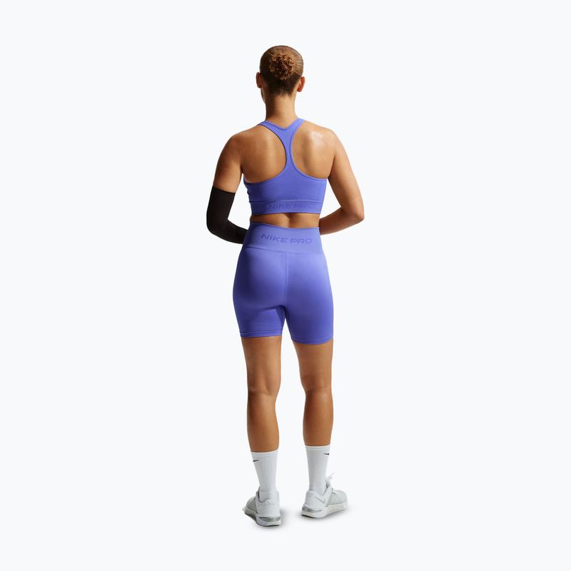 Dámske šortky Nike Pro Seamless High-Waisted Biker 5" sapphire 3