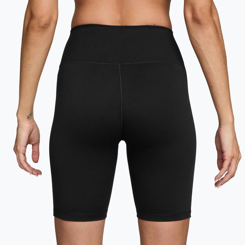 Dámske šortky Nike One High-Waisted Biker 8" black/white 2