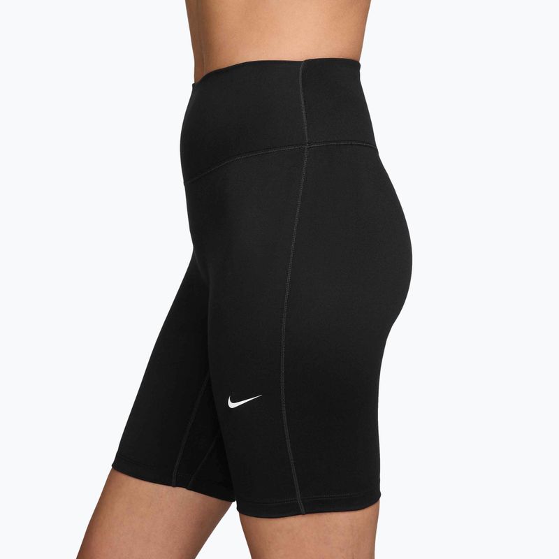 Dámske šortky Nike One High-Waisted Biker 8" black/white 3