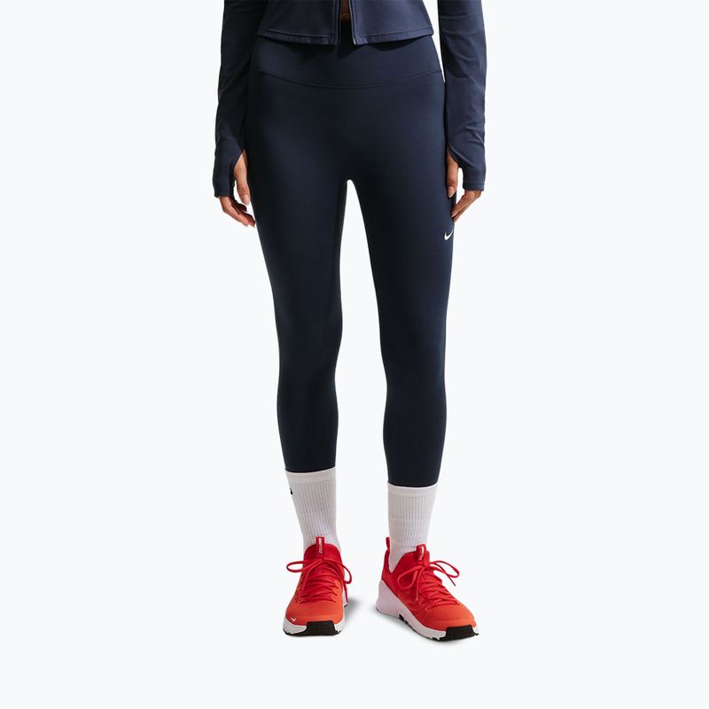 Dámske legíny Nike One midnight navy/white