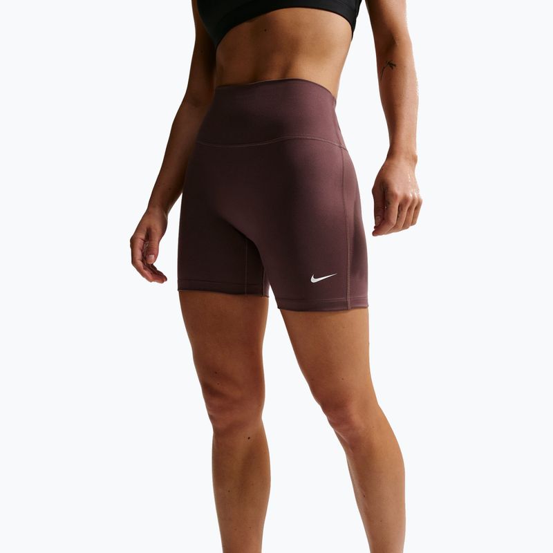 Dámske šortky Nike One High-Waisted Biker 5" tattoo/white 4