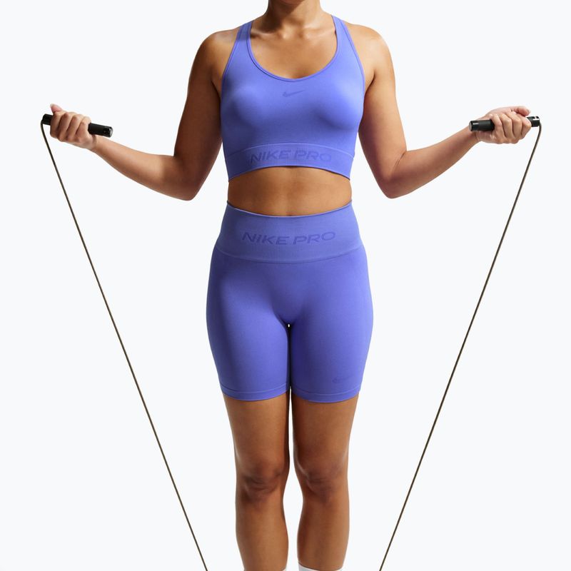 Dámske tričko Nike Pro Seamless Dri-Fit Cropped sapphire 5