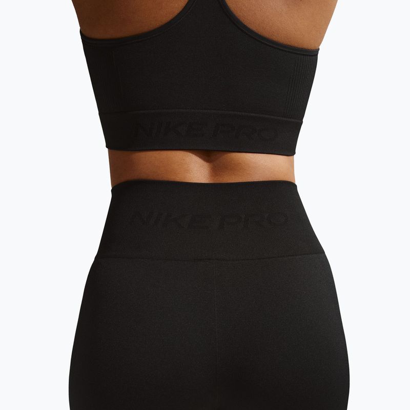 Dámske legíny Nike Pro Seamless High-Waisted 7/8 black 5