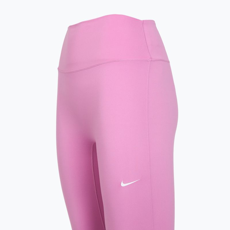 Dámske tréningové legíny Nike One High-Waisted 7/8 light magenta/white 3
