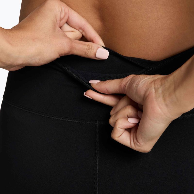 Dámske šortky Nike One High-Waisted Biker 5" black/white 4