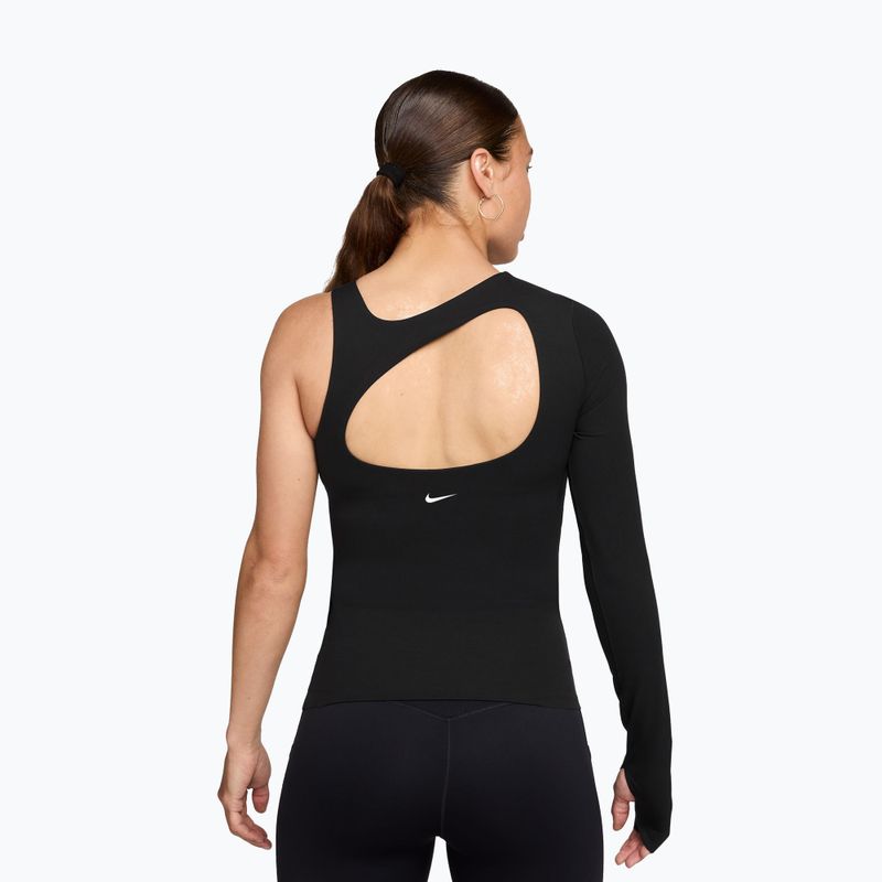 Dámske tréningové tričko Nike Zenvy Dri-Fit One Sleeve Top black/white/cool grey 2