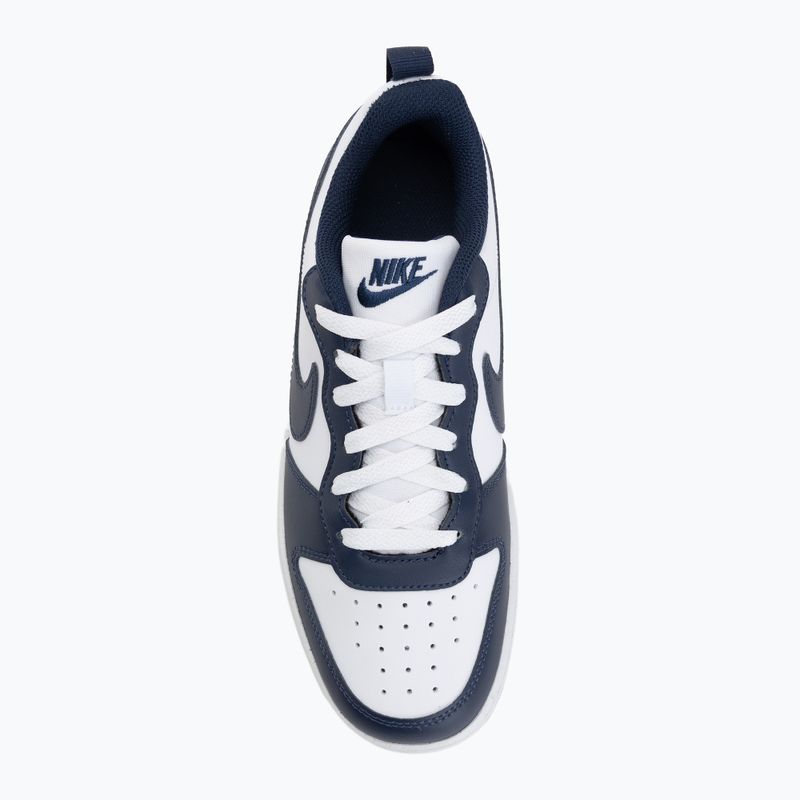 Detské topánky Nike Court Borough Low Next Bloom white/white/midnight navy 5