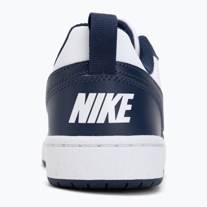 Detské topánky Nike Court Borough Low Next Bloom white/white/midnight navy 6