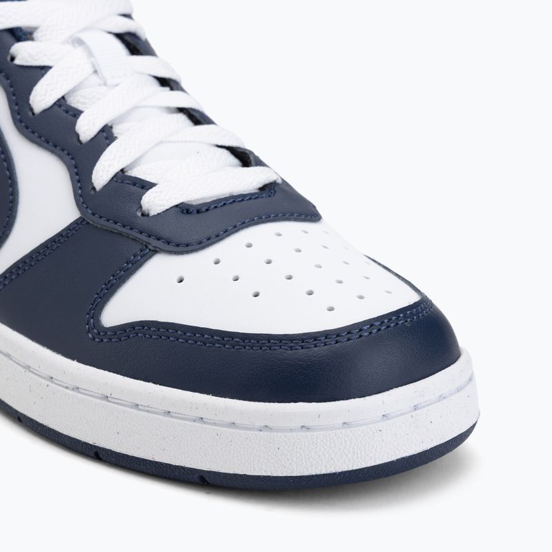 Detské topánky Nike Court Borough Low Next Bloom white/white/midnight navy 7