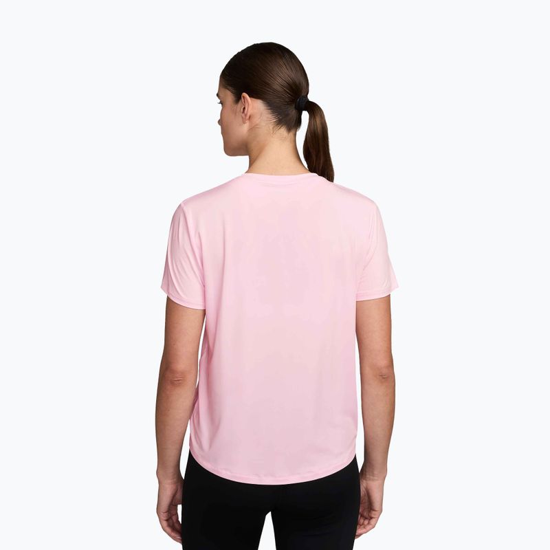 Dámske tričko Nike One Classic Dri-Fit pink foam/white 2