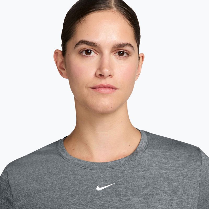 Dámske tričko Nike One Classic Dri-Fit smoke grey/heather/white 3