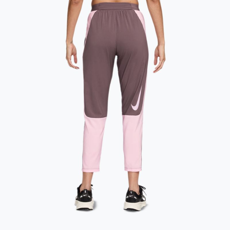 Dámske bežecké nohavice Nike Tempo Swoosh Dri-Fit Mid-Rise 7/8 tattoo/pink foam 2