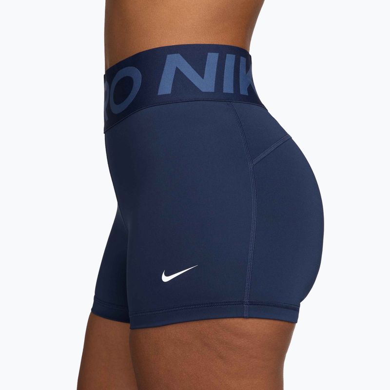 Dámske šortky Nike Pro Sculpt High Waisted 3" Biker midnight navy/white 3