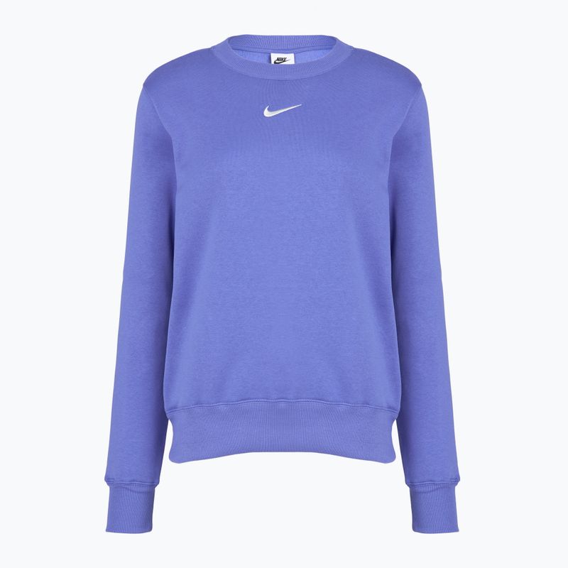 Dámska mikina Nike Sportswear Phoenix Fleece Crewneck light medium blue/sail 7