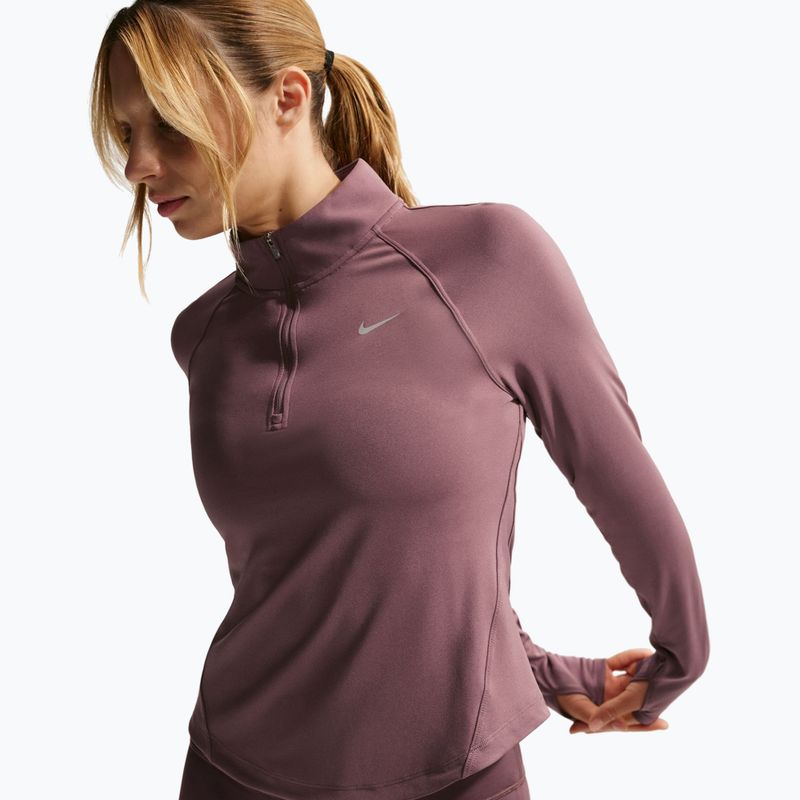 Dámska bežecká mikina Nike Tempo Swoosh Run Dri-Fit 1/4-Zip tattoo/white 4