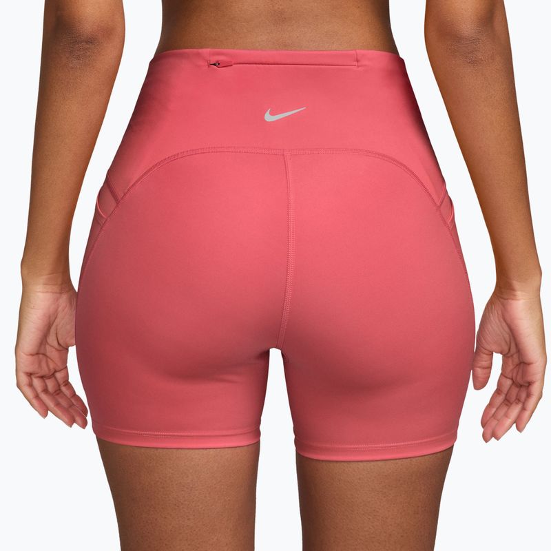 Dámske bežecké šortky Nike Swift High-Waisted 4" sea coral 2