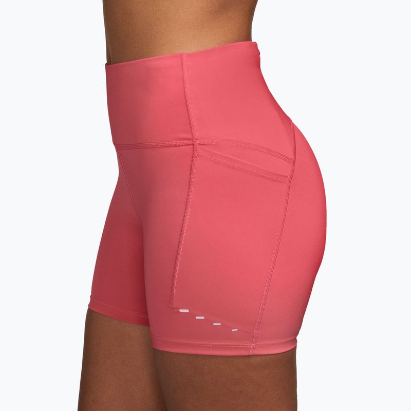 Dámske bežecké šortky Nike Swift High-Waisted 4" sea coral 3