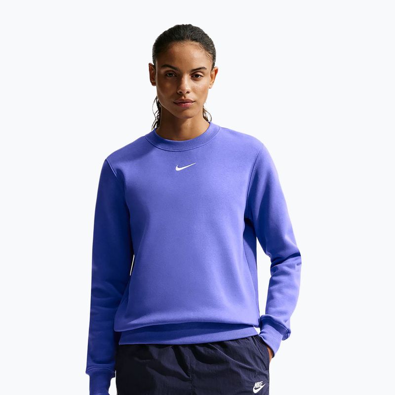 Dámska mikina Nike Sportswear Phoenix Fleece Crewneck light medium blue/sail