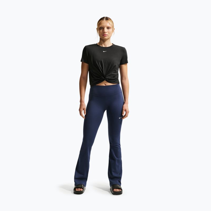 Dámske tričko Nike One Classic Twist Dri-Fit black/white 2