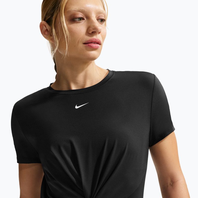 Dámske tričko Nike One Classic Twist Dri-Fit black/white 5