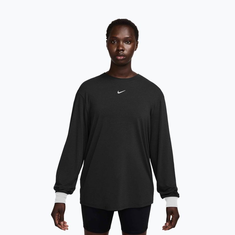 Dámske tréningové tričko longsleeve Nike One Relaxed Dri-Fit black/white