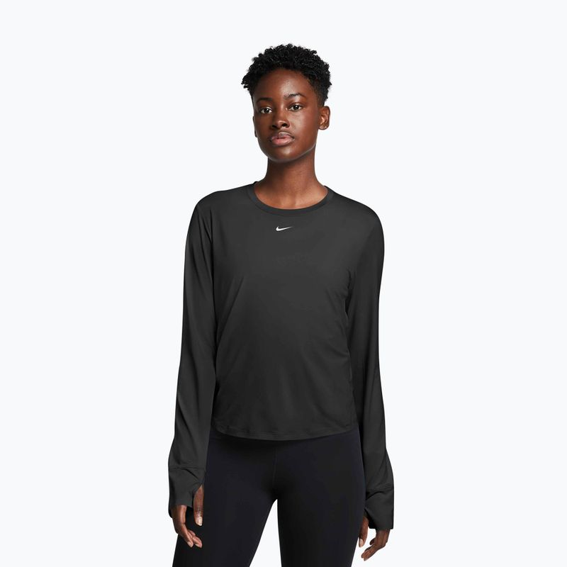Tréningové tričko longsleeve Nike One Classic Dri-Fit black/white