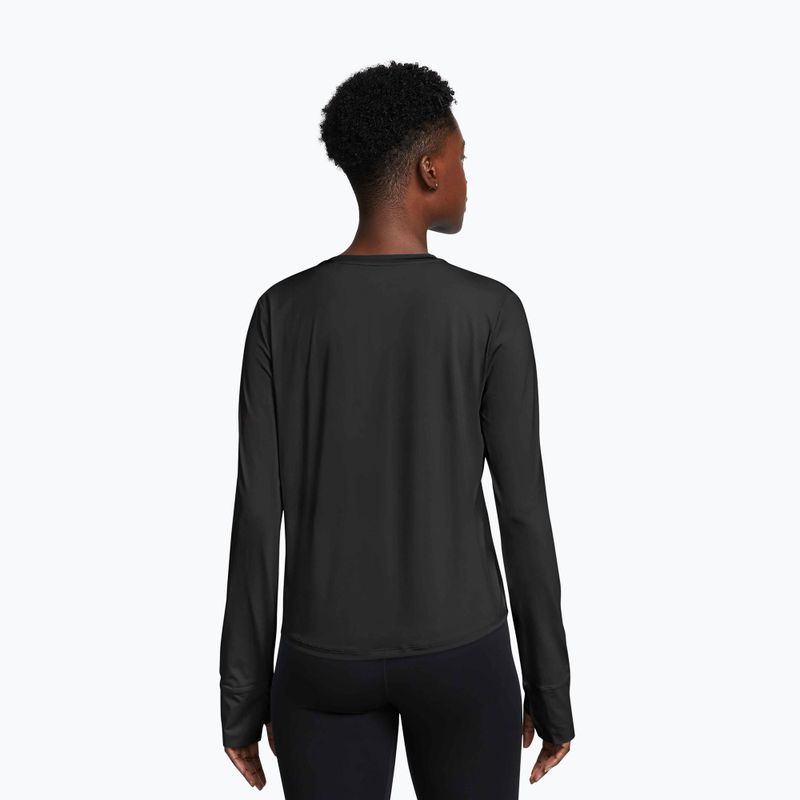 Tréningové tričko longsleeve Nike One Classic Dri-Fit black/white 2