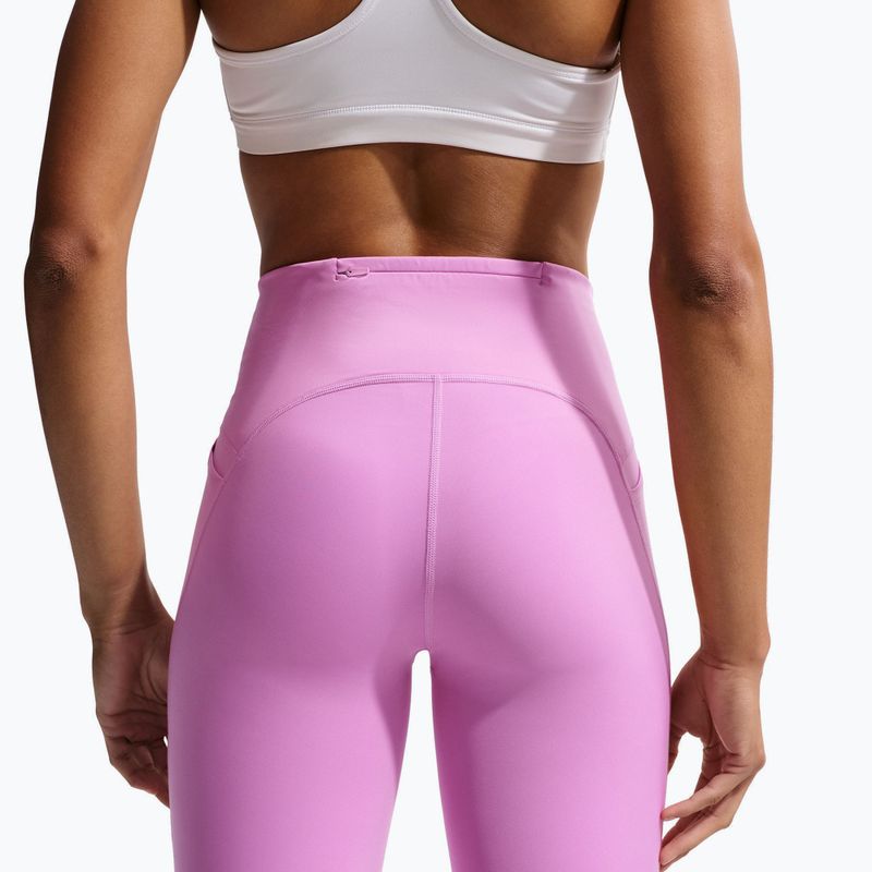 Dámske bežecké legíny Nike Swift 7/8 light magenta 7