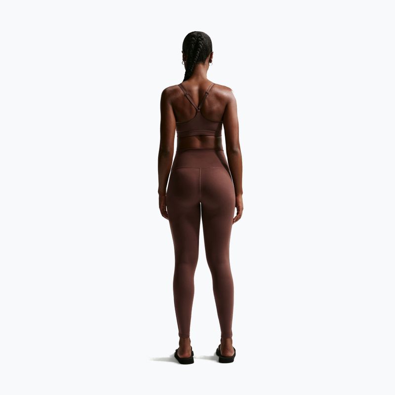 Dámske legíny Nike One High-Waisted Seamless light chocolate 3