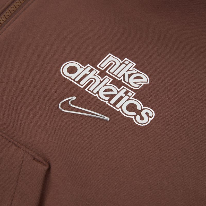 Dámska mikina Nike Phoenix Full-Zip Hoodie light chocolate 8