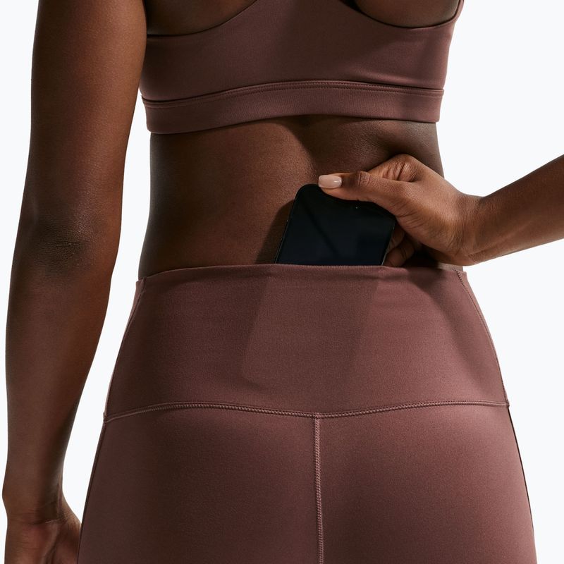 Dámske šortky Nike One Biker 5" light chocolate 6