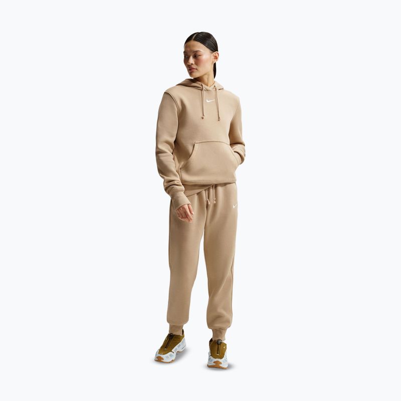 Dámske nohavice Nike Sportswear Phoenix Fleece Mid-Rise linen/sail 2