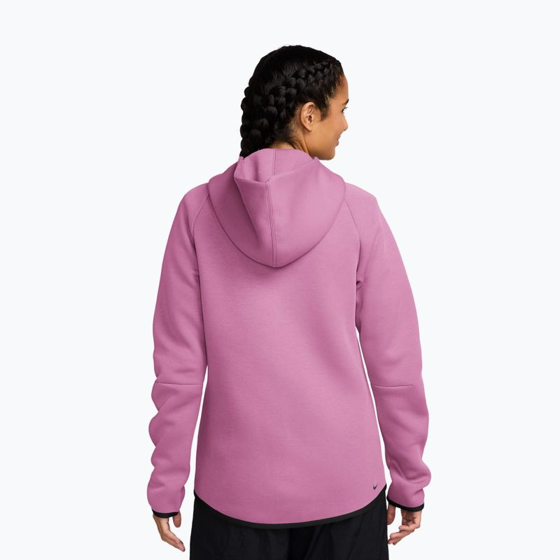 Dámska mikina  Nike Sportswear Tech Fleece Windrunner light magenta/black 2