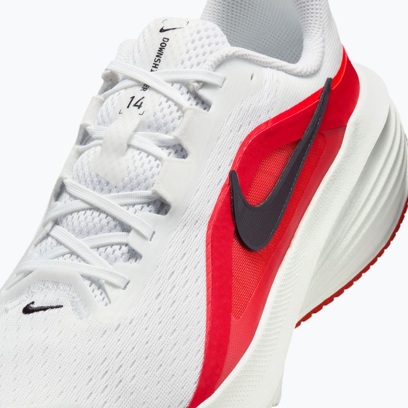 Pánske bežecké topánky Nike Downshifter 14 white/summit white/bright crimson/black 7