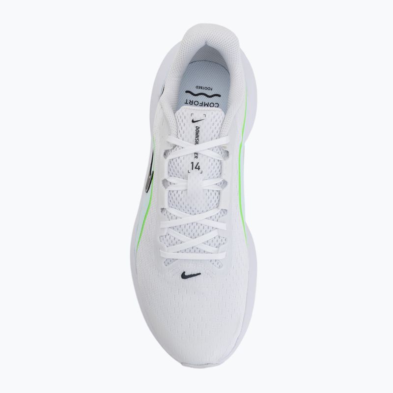 Pánske bežecké tenisky Nike Downshifter 14 white/glacier blue/green strike/black 5