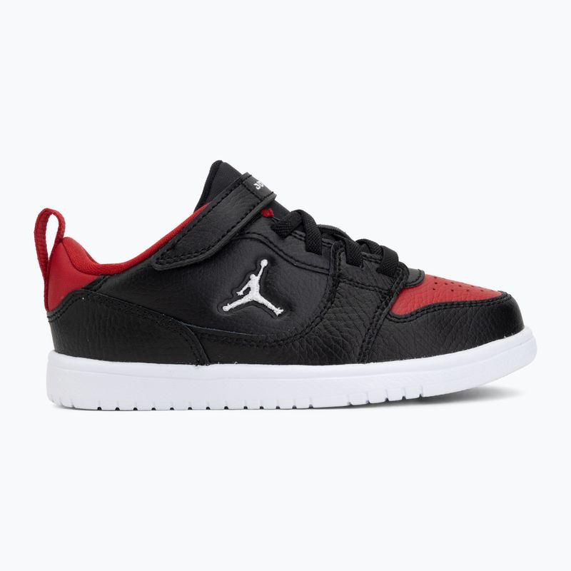 Detská obuv Jordan Court Connect Low black/gym red/white 2