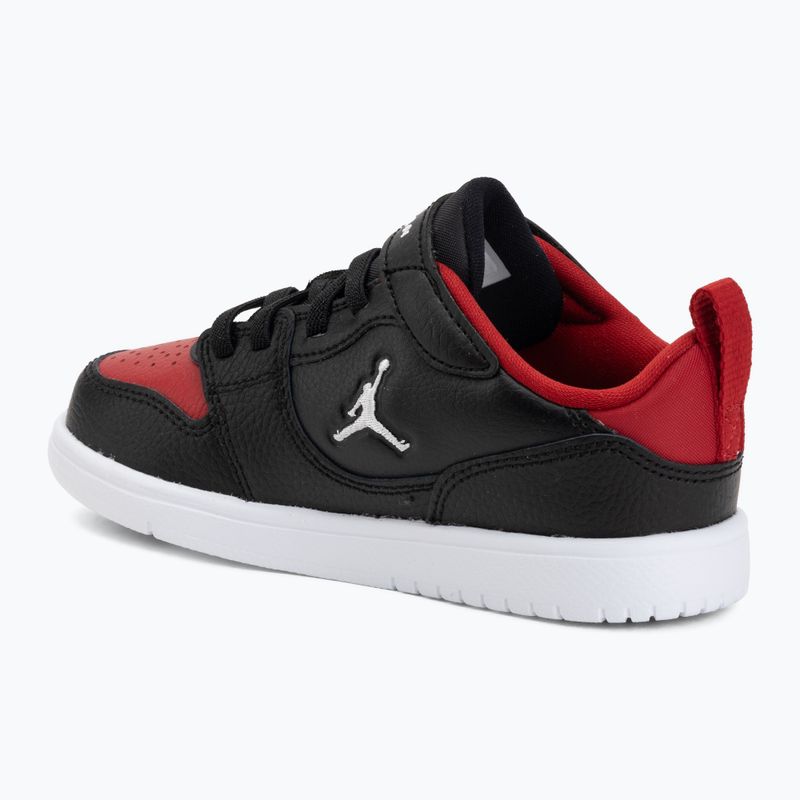 Detská obuv Jordan Court Connect Low black/gym red/white 3