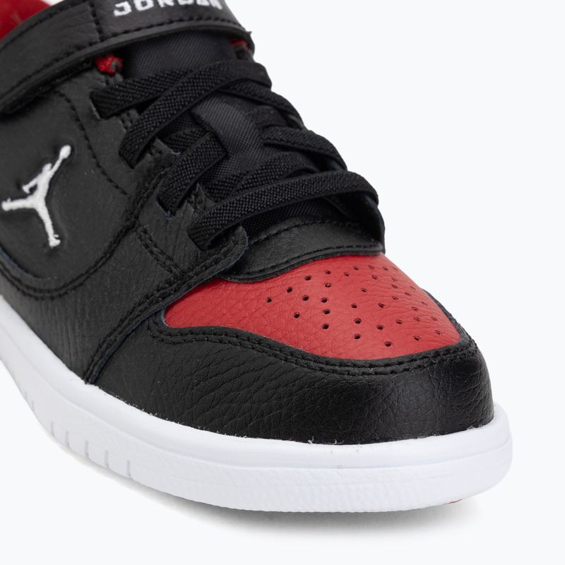 Detská obuv Jordan Court Connect Low black/gym red/white 7