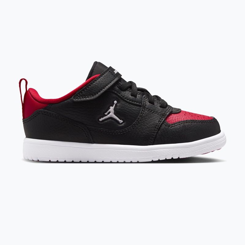 Detské topánky Jordan Court Connect Low black/gym red/white