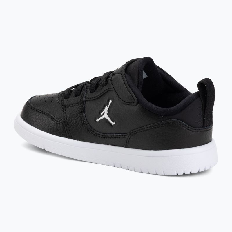 Detská obuv Jordan Court Connect Low black/white 3