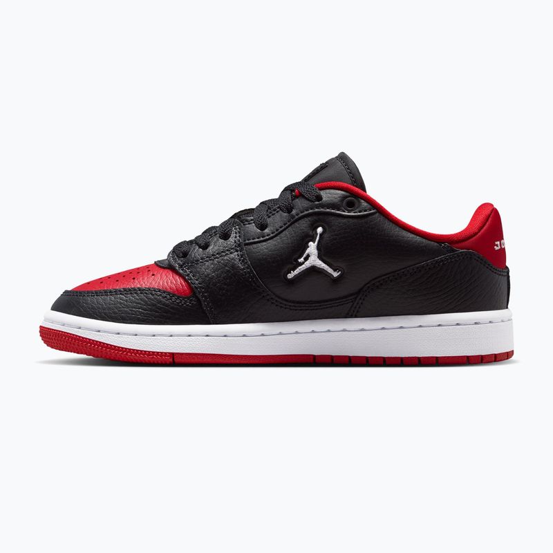 Detské topánky Nike Jordan Court Connect Low black/gym red/white 2