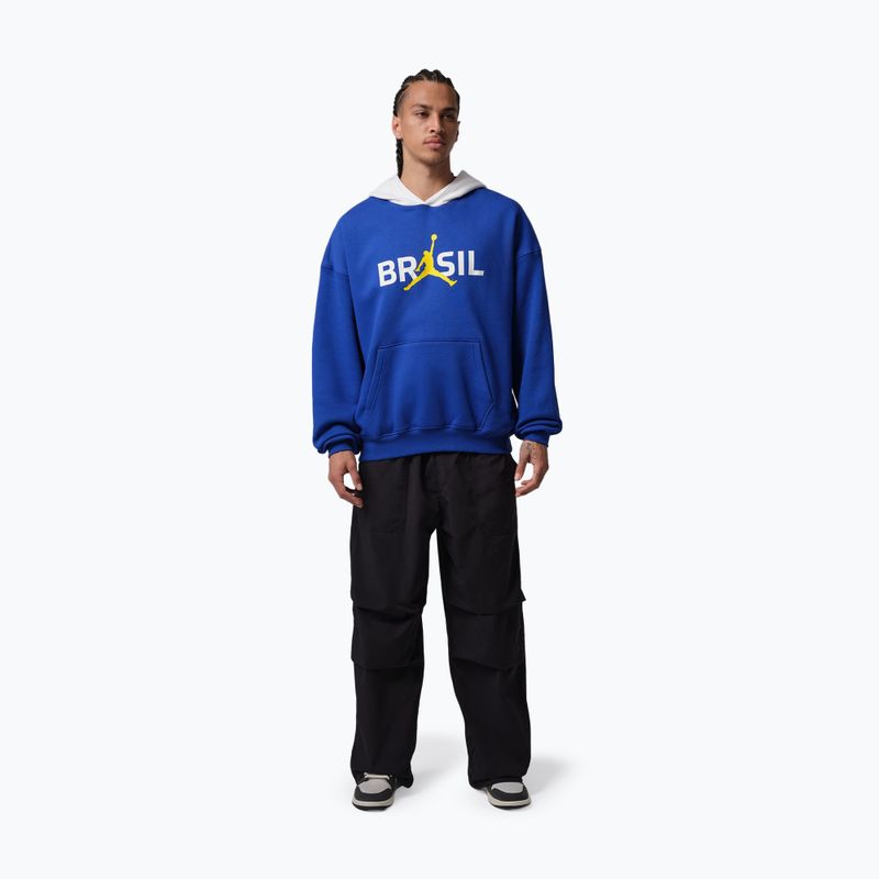 Pánska mikina  Jordan Brooklyn Fleece old royal/white 2
