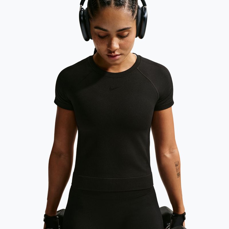 Dámske tréningové tričko Nike Pro Seamless Dri-Fit black 4