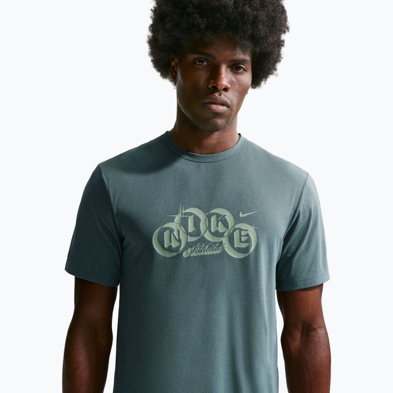 Pánske tréningové tričko Nike Hyverse Dri-Fit Training mineral slate/steam 5